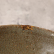 Antique Korean Celadon Tea Bowl Early Joseon Dynasty Sunakodai Kintsugi Box16