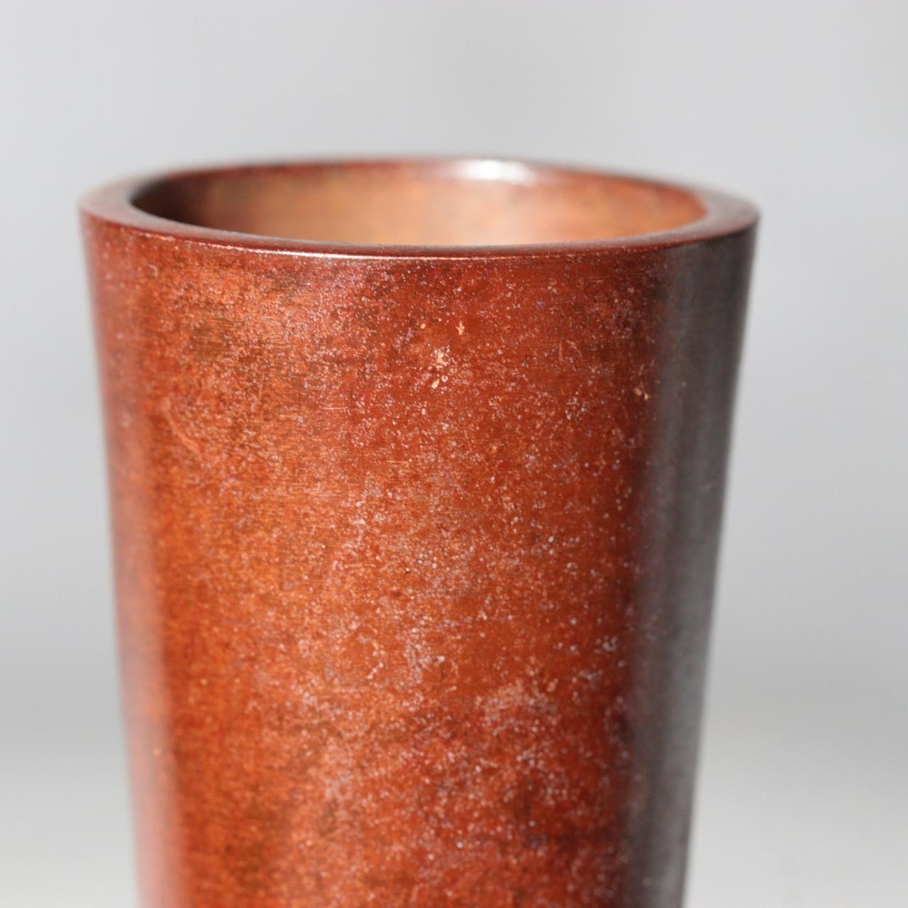 Japanese Cast Bronze Flower Vase Yasumi Nakajima Suehiro Tsurukubi Ikebana7