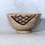Antique Japanese E-Seto Ware Tea Bowl Modernist Iron-Painted Authentic Kintsugi10