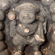 Antique Japanese Clay Daikokuten Plaque God of Wealth Prosperity Edo/Meiji Era12