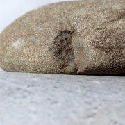 Japanese Hokkaido Daruma Suiseki Viewing Stone with Wooden Daiza Base15
