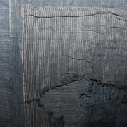 Antique Japanese Boro Indigo Fabric Patchwork Ranru Cotton Textile Rug BRKW16114