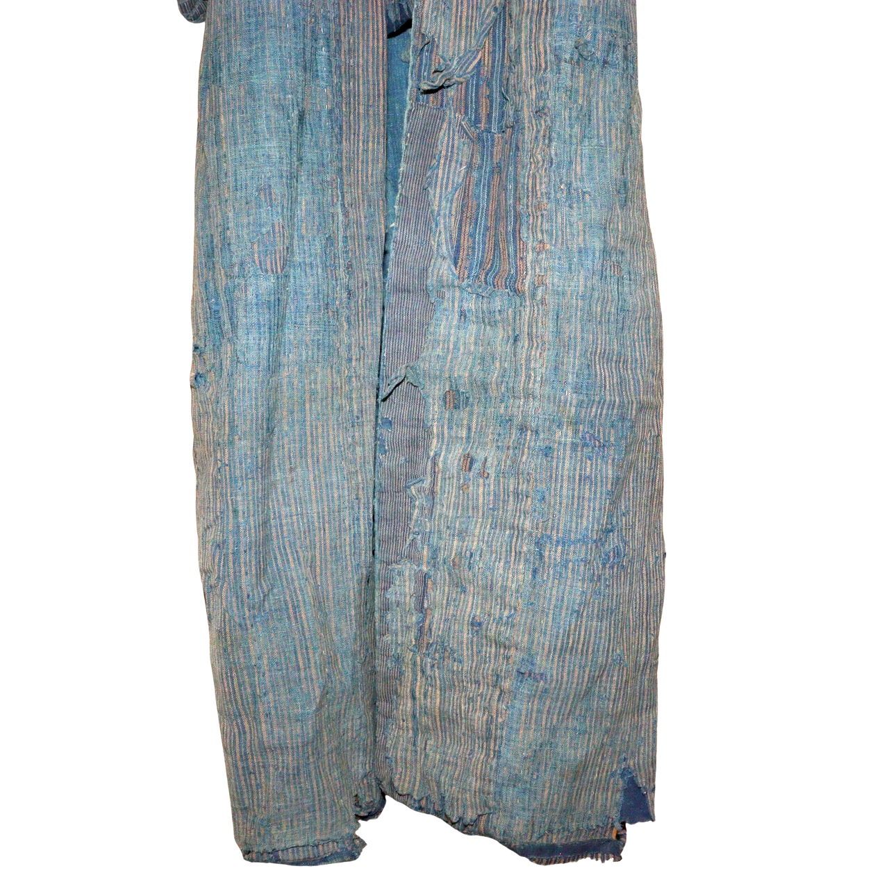 Antique Japanese Boro Indigo Cotton Kimono Noragi Jacket Late Edo Meiji BRKW1687