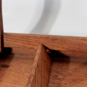 Vintage Japanese Wooden Miniature Chabudai Round Table Display Stand 11.6inch10