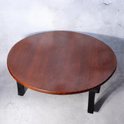 Authentic Vintage Japanese Wooden Chabudai - Folding Zen Tea Table 42cm Diameter0