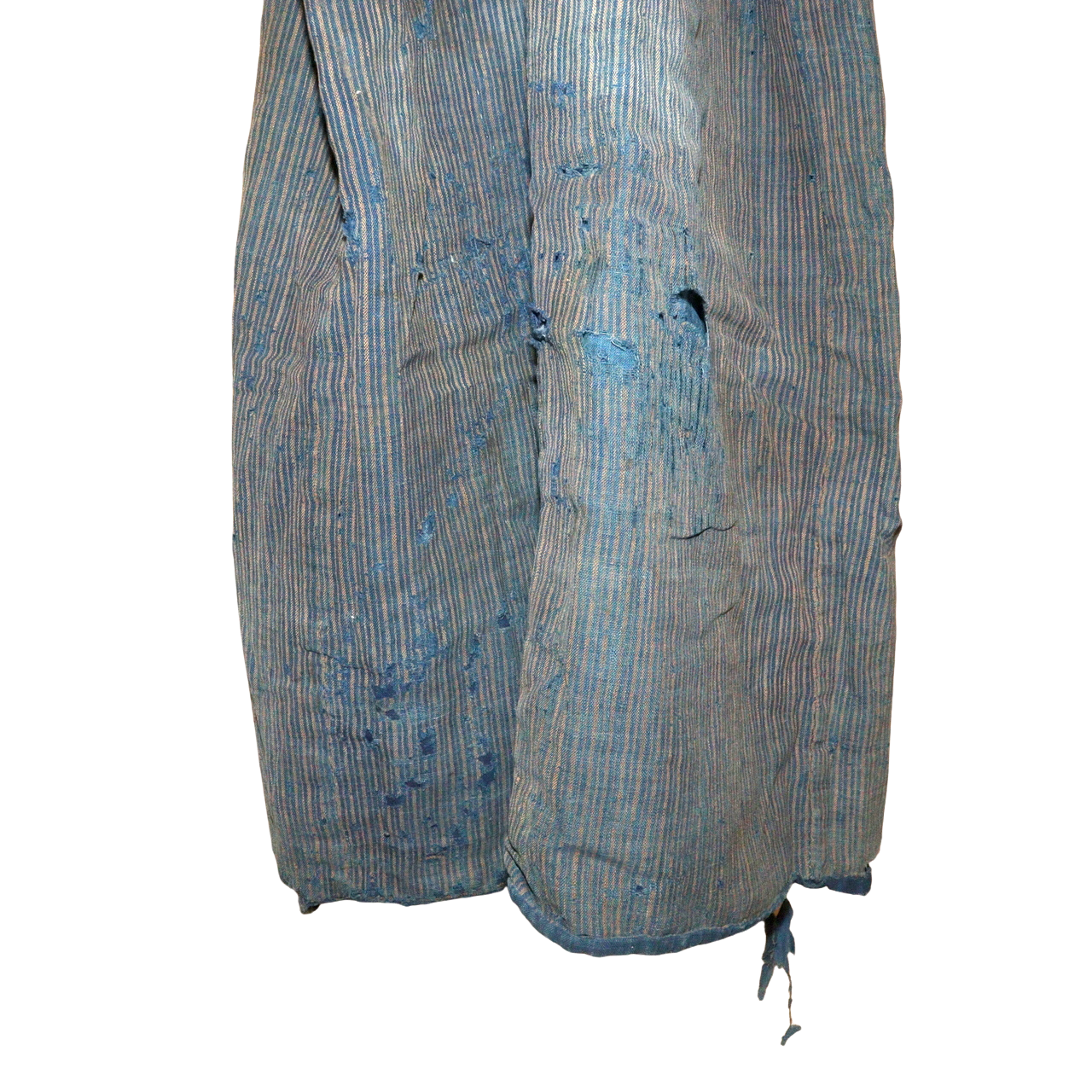 Antique Japanese Boro Indigo Cotton Kimono Noragi Jacket Late Edo Meiji BRKW1686