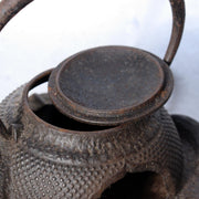 Authentic Nanbu Tekki Cast Iron Tanuki Ashtray Vintage Bunbuku Chagama Kettle7