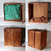 ​Antique Japanese Maki e Lacquer Nobento Sageju Picnic Set Tin Flasks WO6366