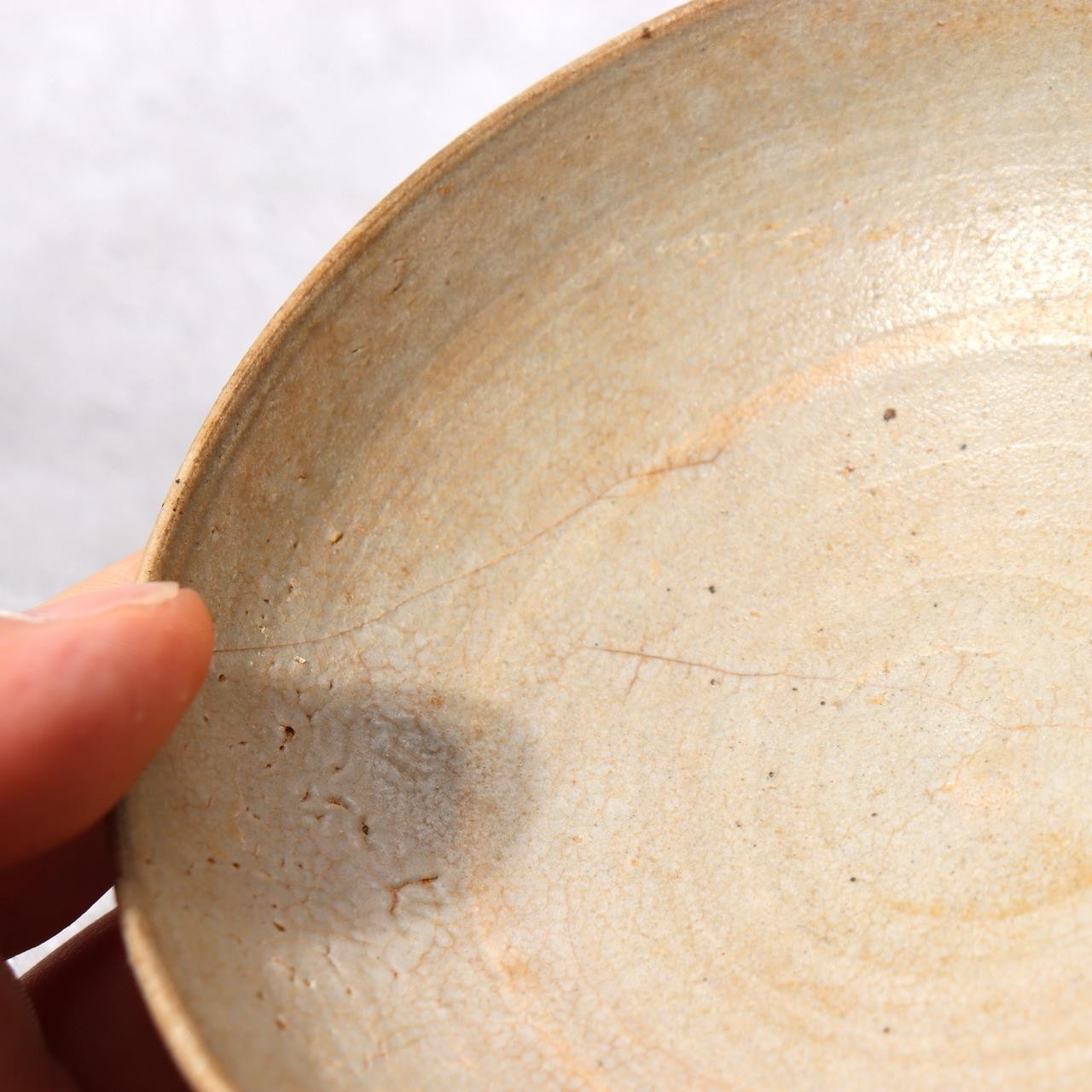 Antique Joseon Dynasty Katade Tea Bowl Chawan  Hard Fired with Kintsugistyle7