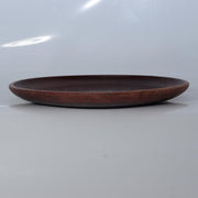 Vintage Japanese Chestnut Wood Round Trays Set of 2 Odate Shinmeisha Festival16