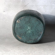 Japanese Bronze Flower Vase Ubu-Yoshi Nishi Professor Tokyo University of Arts4