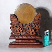 Antique Japanese Shinto Sacred Mirror Shinkyo Meiji Era Temple Altar Accessory3