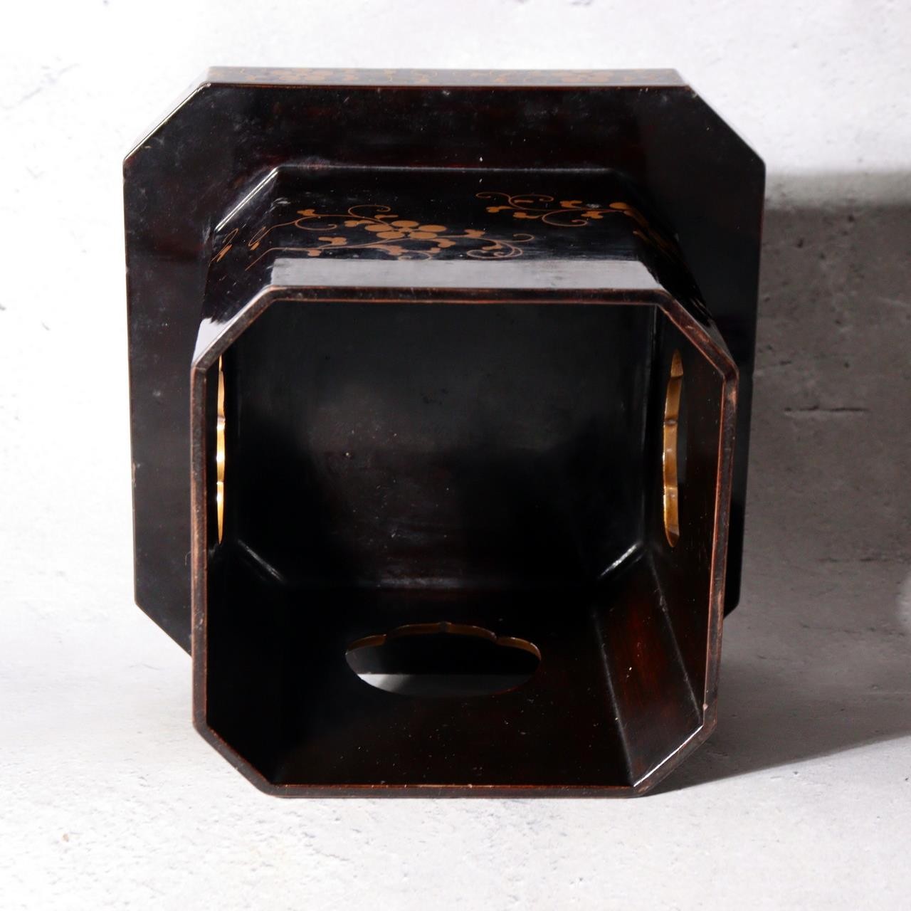 Japanese Buddhist Altar Incense Celadon Koro Burner Maki-e Sanbo Stand Bowls7