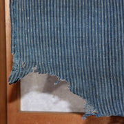 Antique Japanese Boro Indigo Fabric Patchwork Ranru Cotton Textile Rug BRKW1616