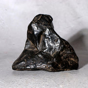 Japanese Suiseki Viewing Stone Black Mountain Peak Yamagata-ishi White Veins1