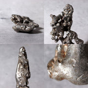 Unique Vintage Japanese Stainless Steel Suiseki Fantastic Rock Formation Stone13