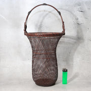 Japanese Woven Bamboo Flower Basket Chikusen Hanakago WO6150
