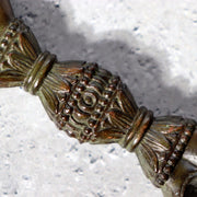 Japanese Brass Sankosho Vajra - Buddhist Ritual Tool 15cm BT2249