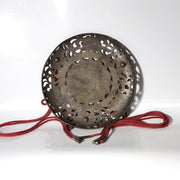 Japanese Brass Keko Buddhist Offering Tray Lotus Openwork Vintage to Antique2