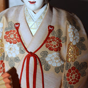 Japanese Vintage Hakata Doll Noh Nonomiya Clay Statue Mizuochi Chu Signed 41cm11