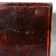 Antique Japanese Lacquer Drawer Box - Natural Urushi Bakumatsu Meiji Era WO58214