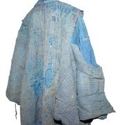 Antique Japanese Boro Indigo Cotton Kimono Noragi Jacket Late Edo Meiji BRKW1685