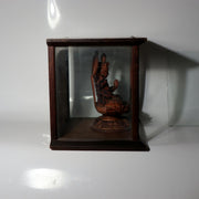 Vintage Japanese Wooden Carved Juichimen Senju Kannon Buddha Statue Glass Case16