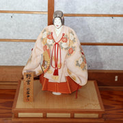 Japanese Vintage Hakata Doll Noh Nonomiya Clay Statue Mizuochi Chu Signed 41cm10