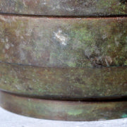 Vintage Japanese Bronze Vase NKK Commemorative 1957 Showa 32 Patina BV78012