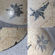Late Edo Seto Karatsu Fukizumi Chawan Tea Bowl Gosu Maple Kintsugi Repair PCP31612