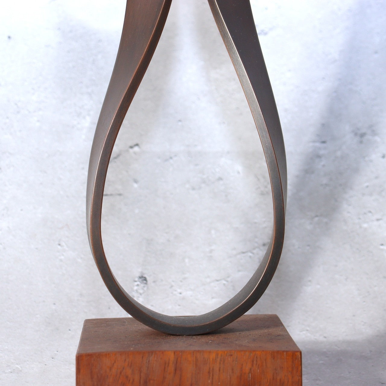 Vintage Artisan Signed "TAZIMA" Modern Abstract Bronze Sculpture - Late Showa14