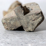 Japanese Ponpira Suiseki Viewing Stone Hokkaido Scholar Rock with Daiza Base8