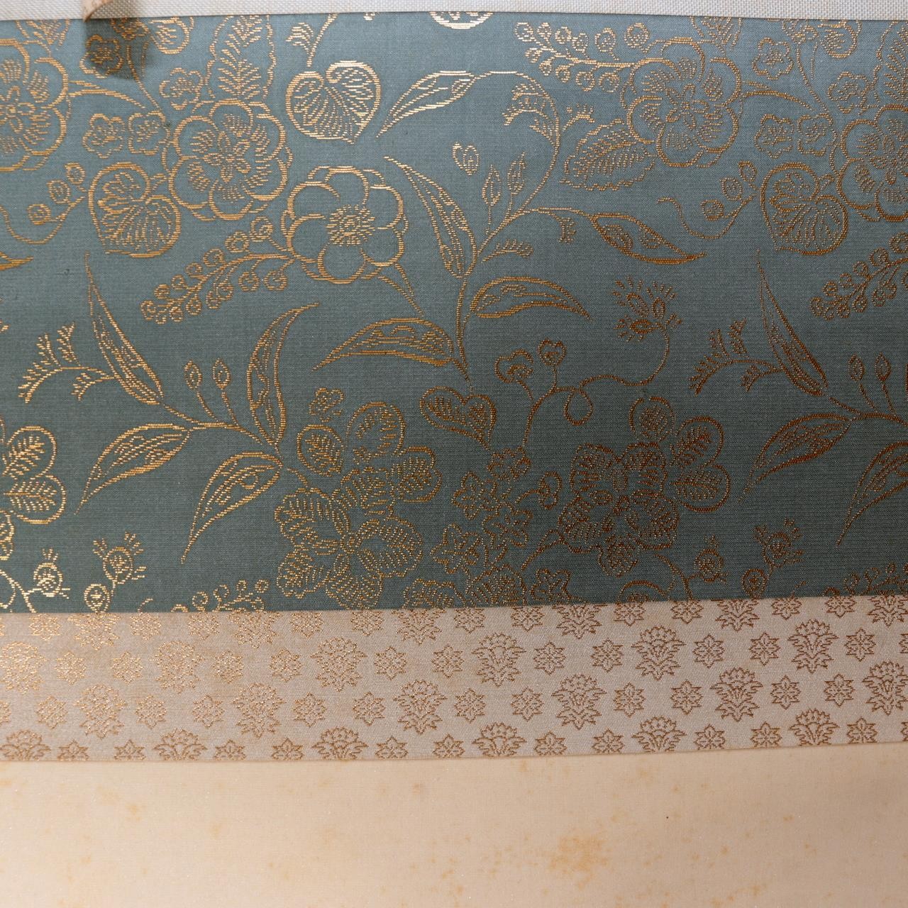 Japanese Silk Hanging Scroll Painting Ayu Sweetfish Seiko Tanoguchi Tomobako21