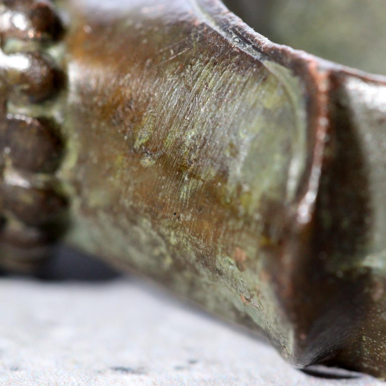 Japanese Brass Sankosho Vajra - Buddhist Ritual Tool 15cm BT2244