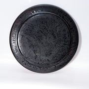 Vintage Aizu Lacquer Round Wooden Serving Tray Plates Red Black Set of 2 Japanes2