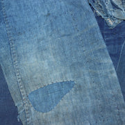 Antique Japanese Boro Noragi Hanten Jacket Sashiko Indigo Patchwork Rugged BRKW110
