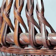 Japanese Woven Bamboo Flower Basket Chikusen Hanakago WO61511