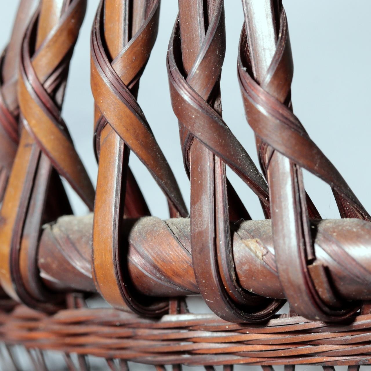 Japanese Woven Bamboo Flower Basket Chikusen Hanakago WO61511