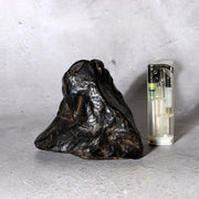 Japanese Suiseki Viewing Stone Black Mountain Peak Yamagata-ishi White Veins2