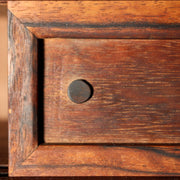 Japanese Antique Cabinet Kotansu Kurogaki Black Persimmon Keyaki Wood Shelf18