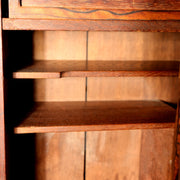 Japanese Antique Cabinet Kotansu Kurogaki Black Persimmon Keyaki Wood Shelf12