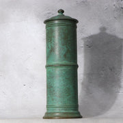 Japanese Kotou Bronze Vase Kurose Soko Buddhist Kyozutsu Sutra Container BV7539
