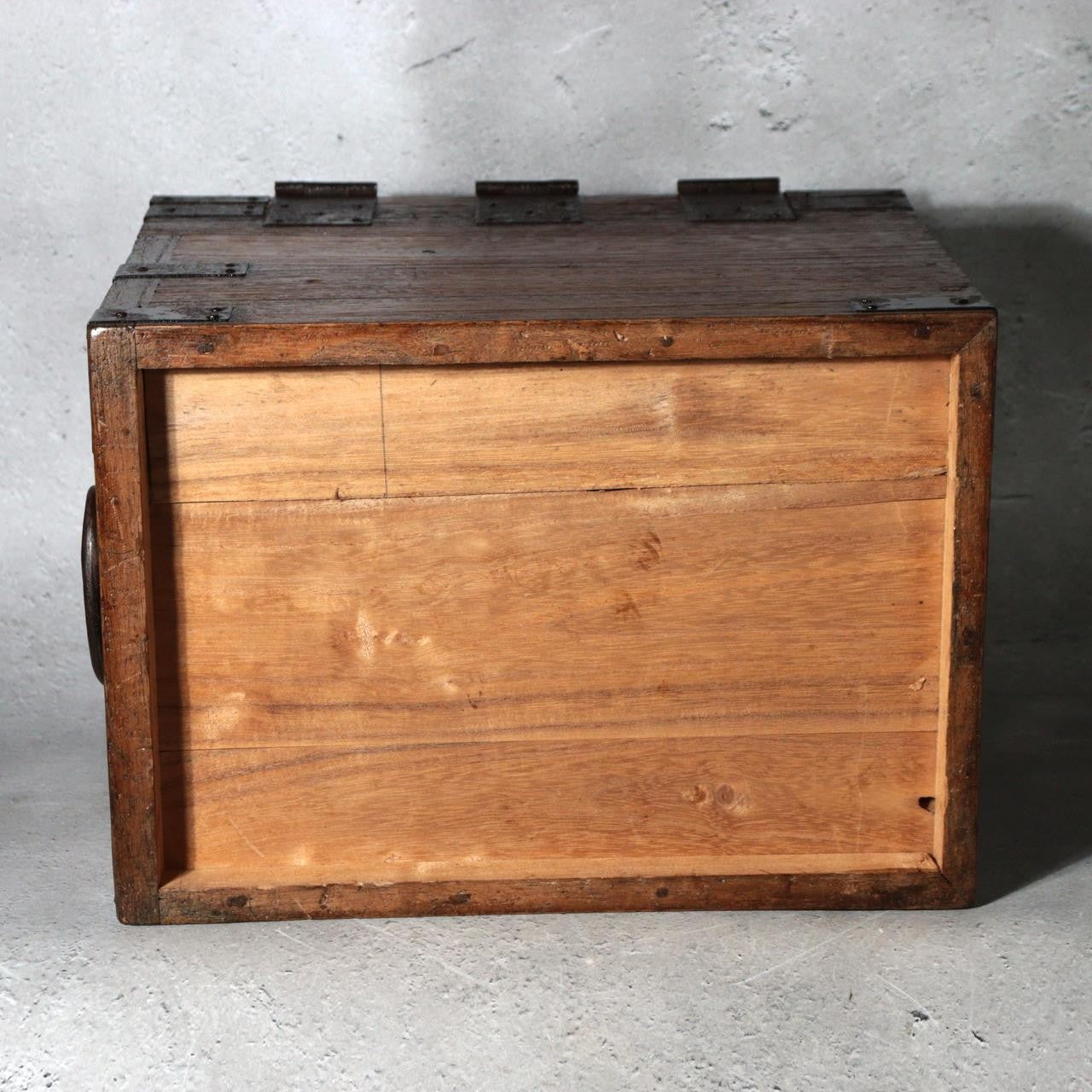 Antique Small Meiji Japanese Wooden Suzuribako Writing Box Ko dansu WO62914