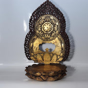 Antique / Vintage Japanese Wooden Dainichi Nyorai Buddha Statue Circa 1900-1940s6