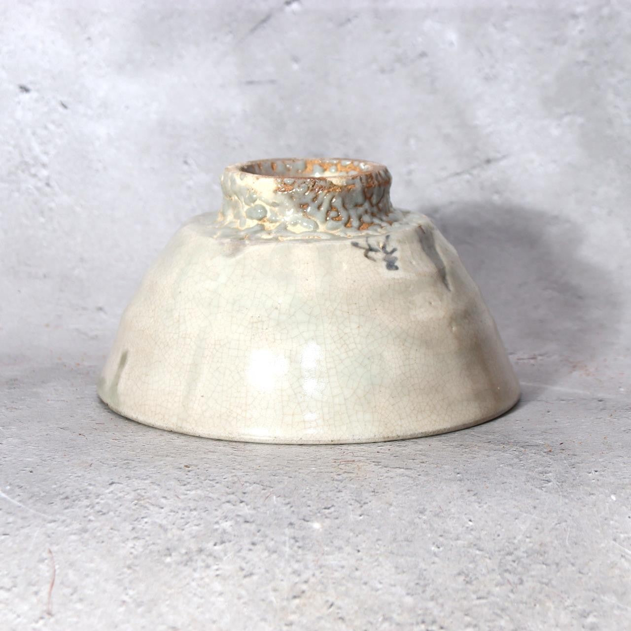 Princess Yi Bangja (Rakuzensai) Pale Grey Korai Ware Matc (Rakuzensai) Signed6