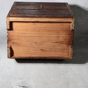Antique Japanese Merchant Security Drawer Chest Late Edo Nanako Handle WO62716
