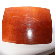 Japanese Vintage Folding Low Table Chabudai Wood Brown Black Compact 43cm WO5248