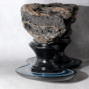 Japanese Suiseki Viewing Stone Ryugumon Sanpo seki Yamagata ishi Bonsai SS446