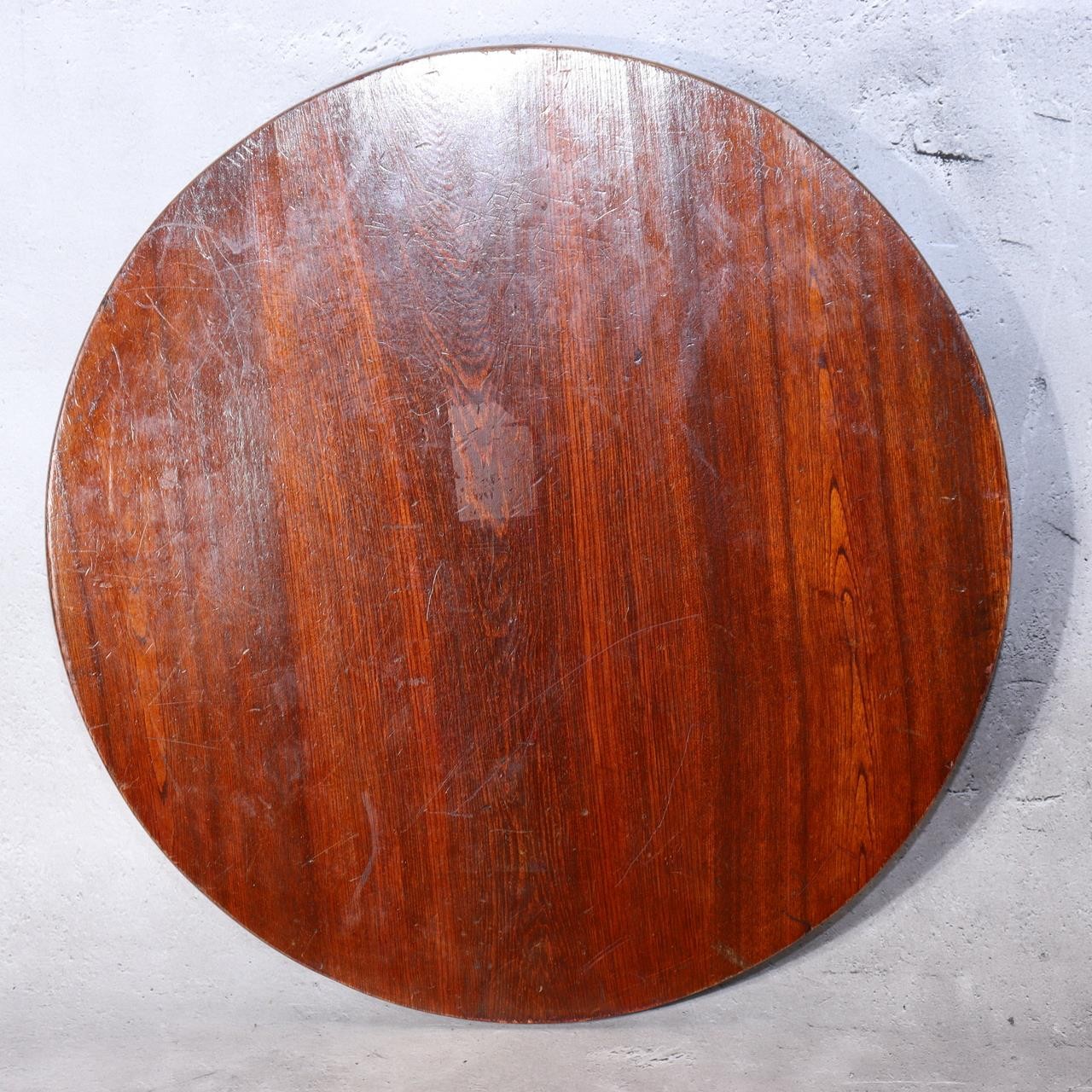 Authentic Vintage Japanese Wooden Chabudai - Folding Zen Tea Table 42cm Diameter12