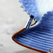 Antique Japanese KoImari AiKutani Porcelain Dish Crane Bird 17th C. Edo IP1267